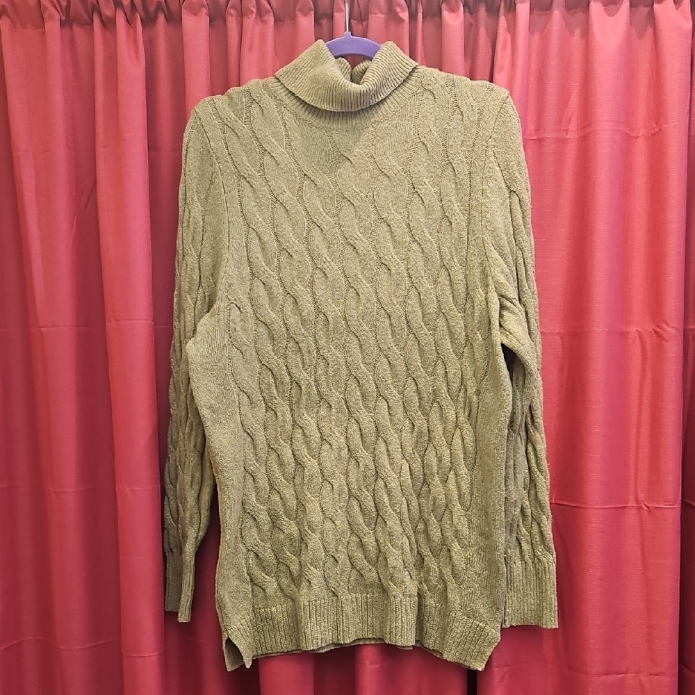 Cable Knit Long Sweater